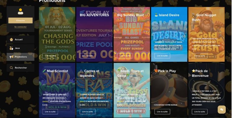 Park Lane Casino promotions